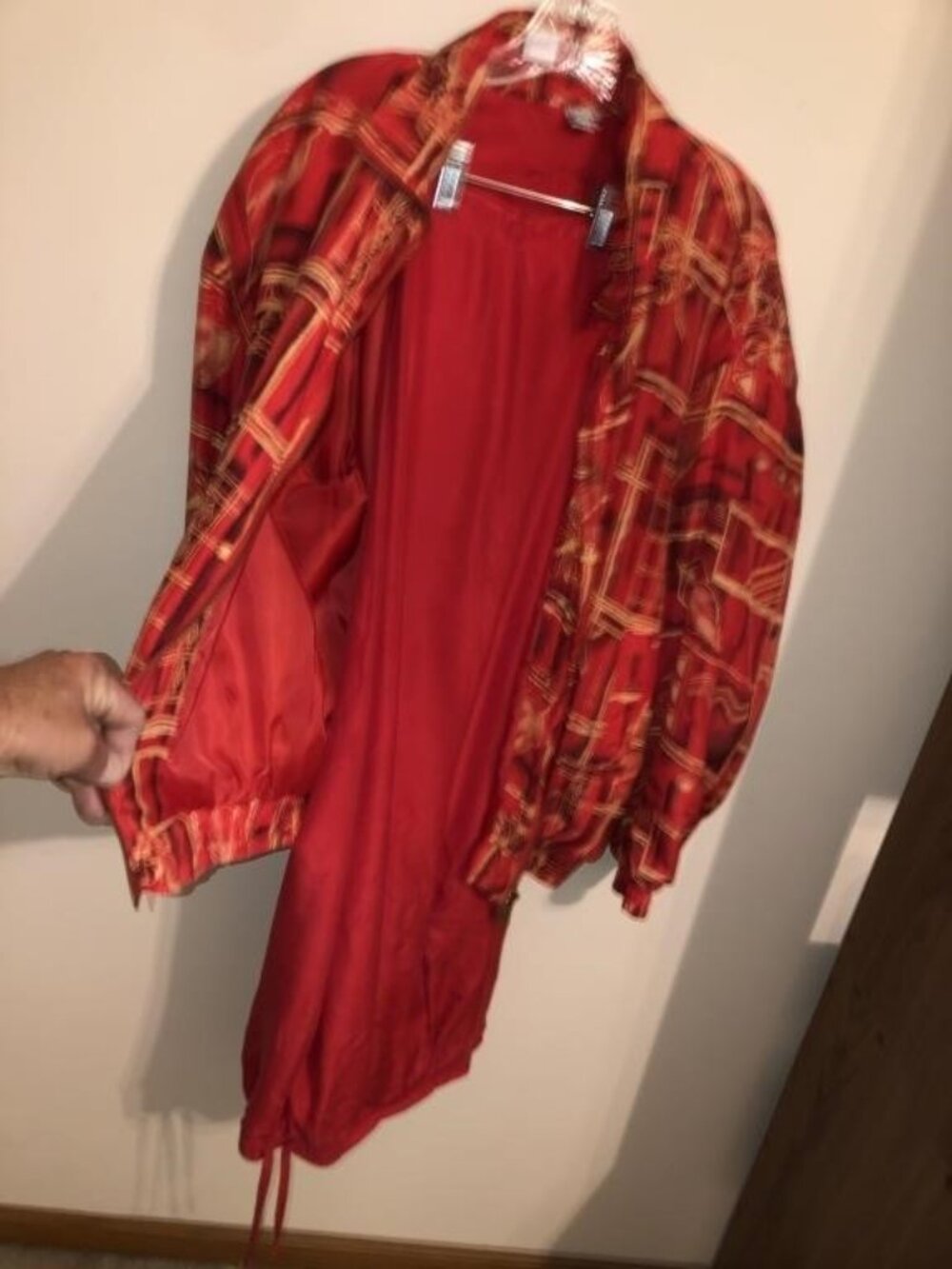 Vintage Fuda International 100% Silk 2-Piece Tracksuit Set - Large - Picture 8 of 8